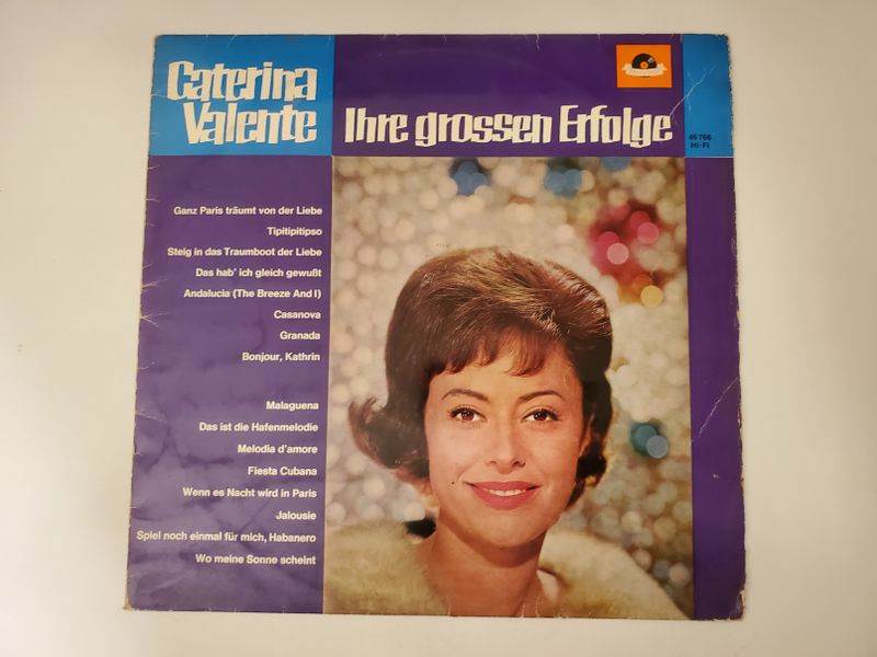Caterina Valente Ihre grossen Erfolge vinyl record